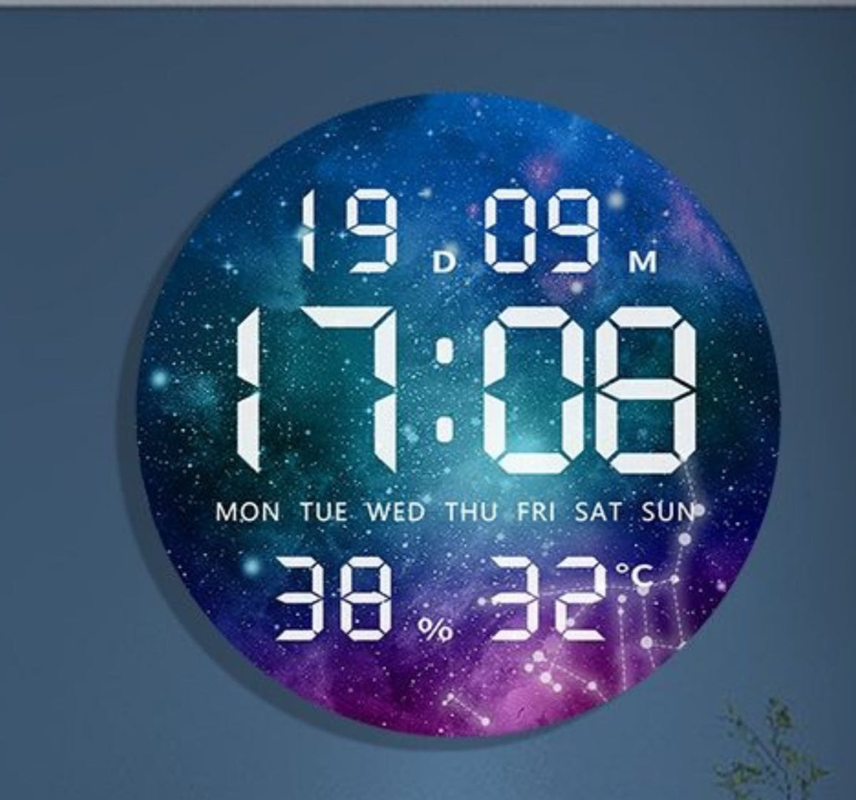Digital Wall Clock Home Stylish Led Large Wall Clock USB Powered Modern Clock - Various Options