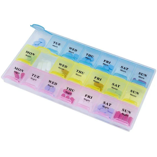 21grid Daily Medicine Storage Box