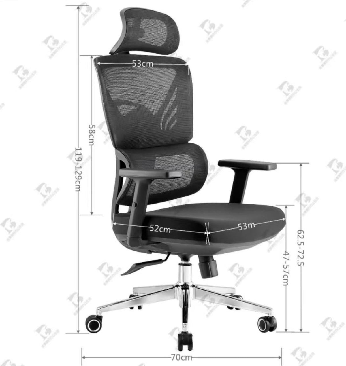 Ergonomic High Back Mesh Chair