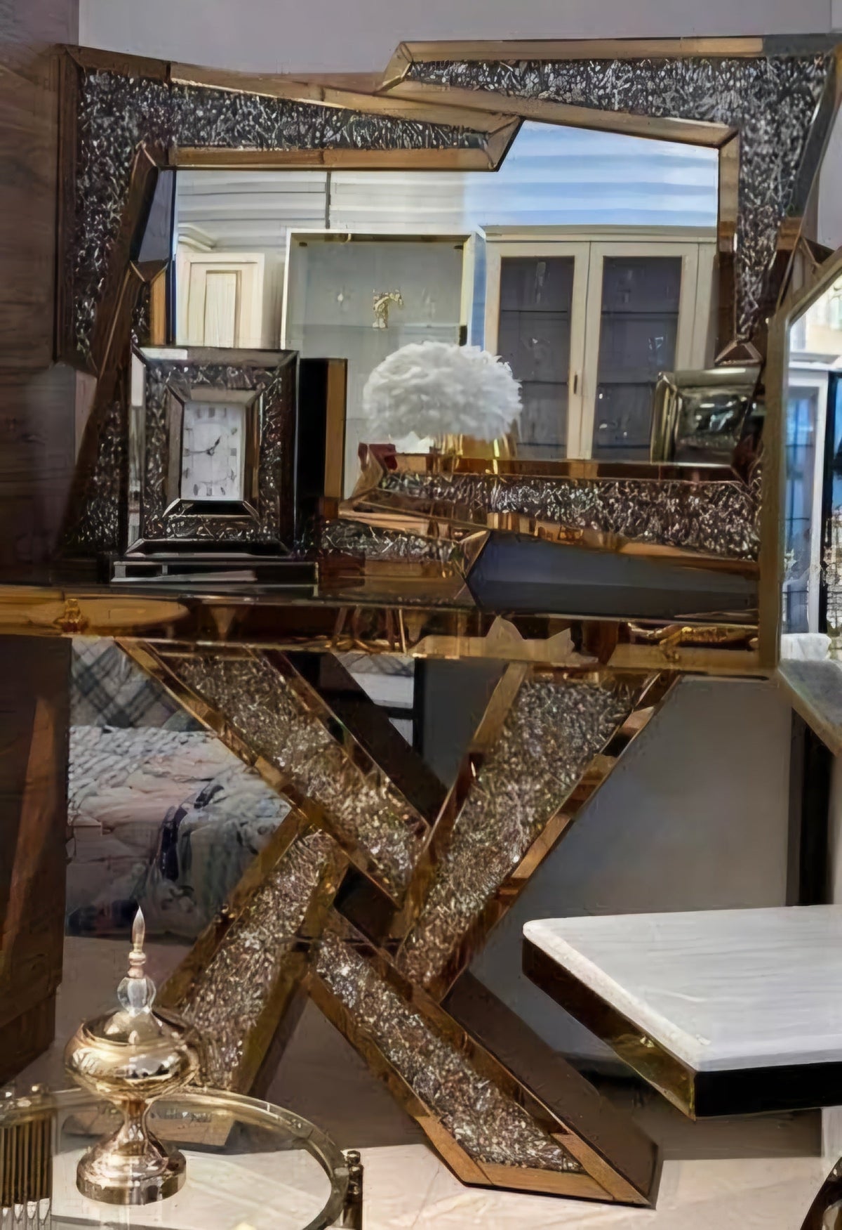 Berkeley console/mirror set
