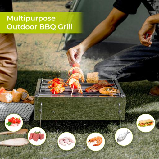 Stainless Steel Portable BBQ Grill