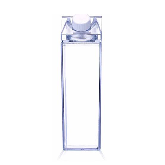 1L Milk Water Bottle Portable Transparent