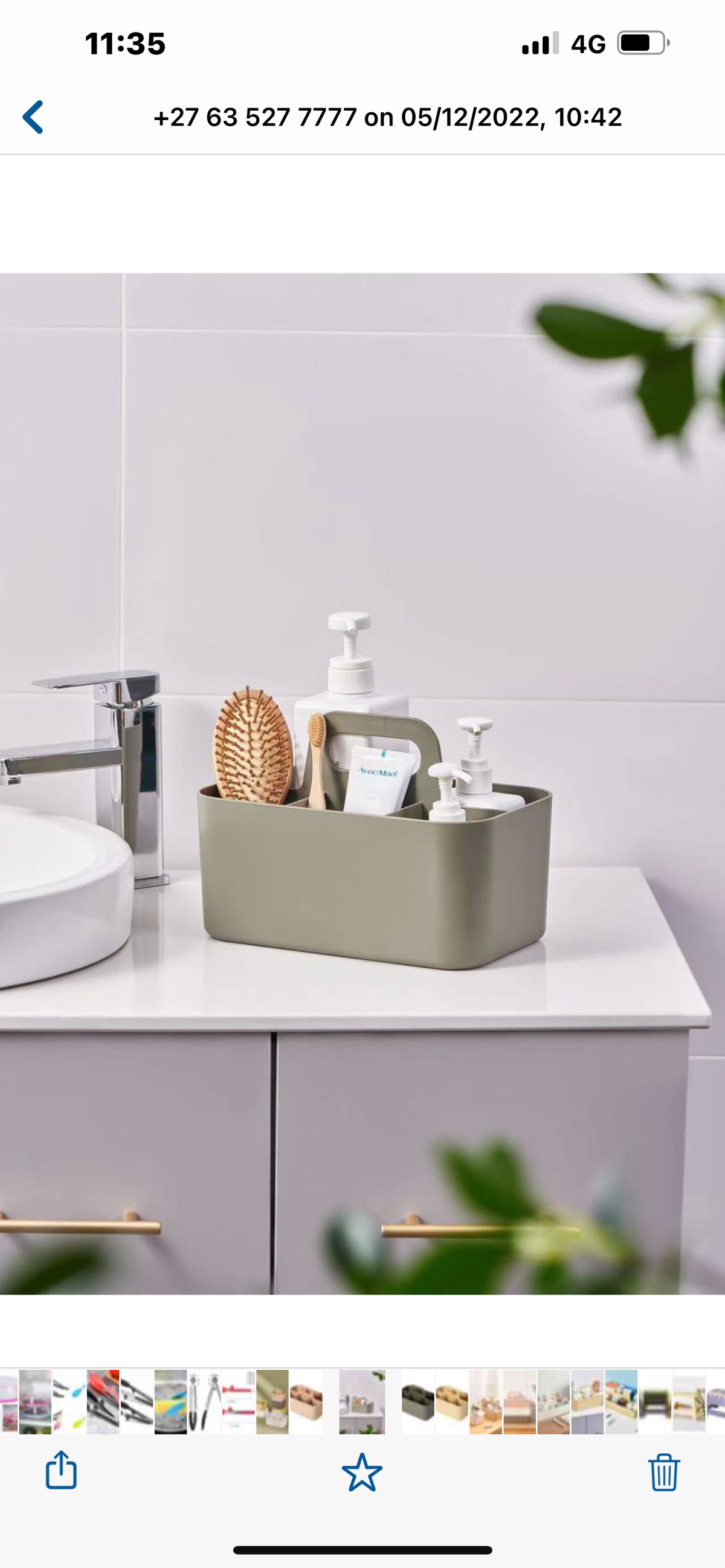 Modern Storage Box 5Compartment