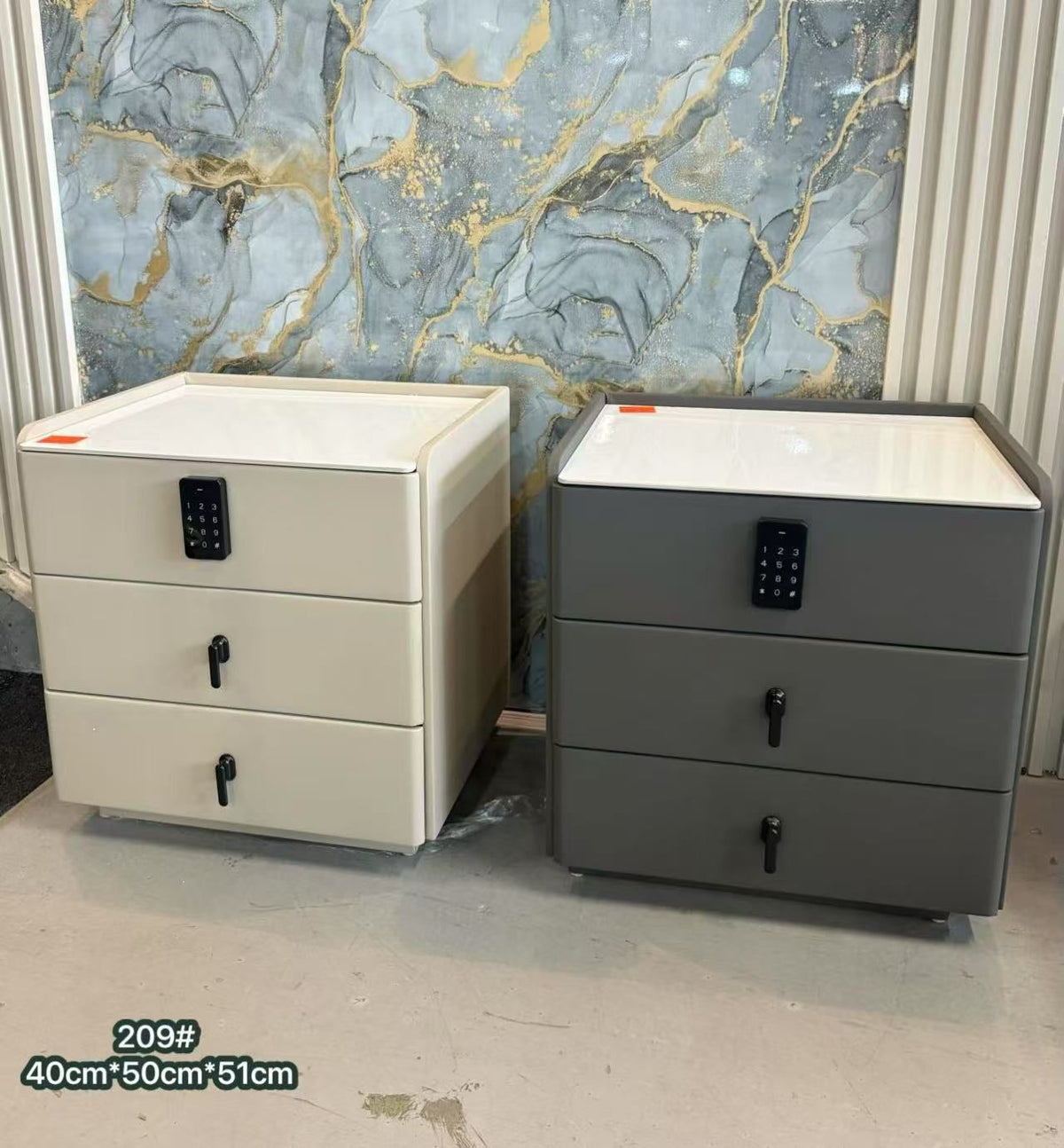 Albergo keyless lock nightstand