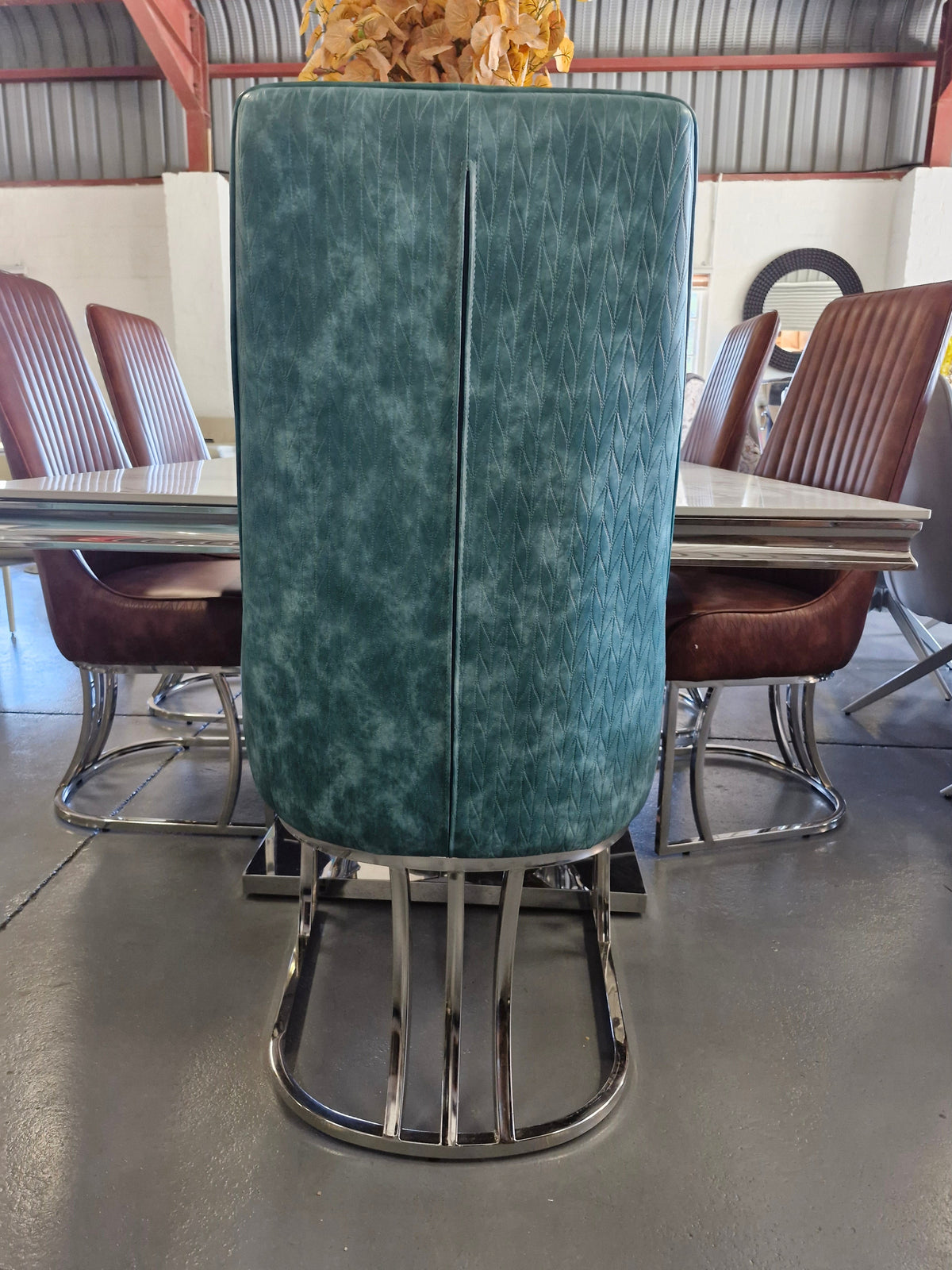 Biagiotti luxe high back chair