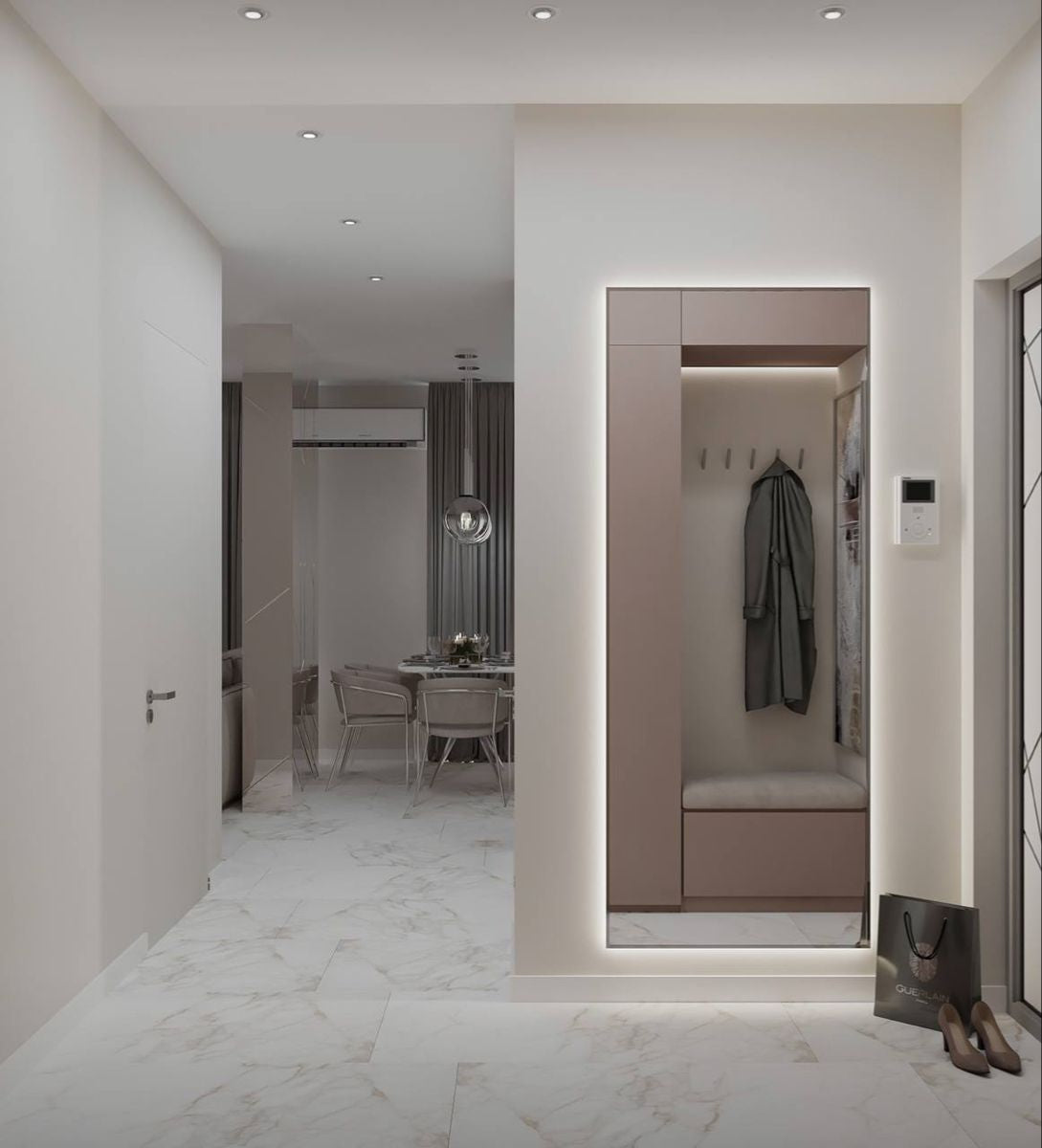 Frameless LED Mirror 160x50x3mm - Available in Cool White, Natural Light & Warm White