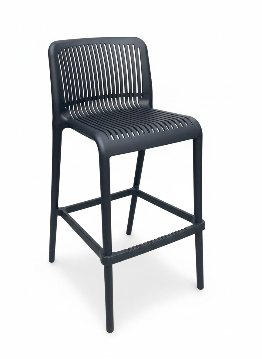 MFurn Modern Bar Stool – Contemporary Patio & Indoor Counter Chair-Various Colours