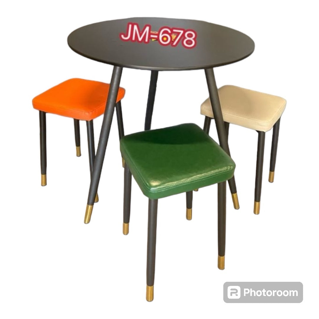 Table Set Inc Stools - 4pc