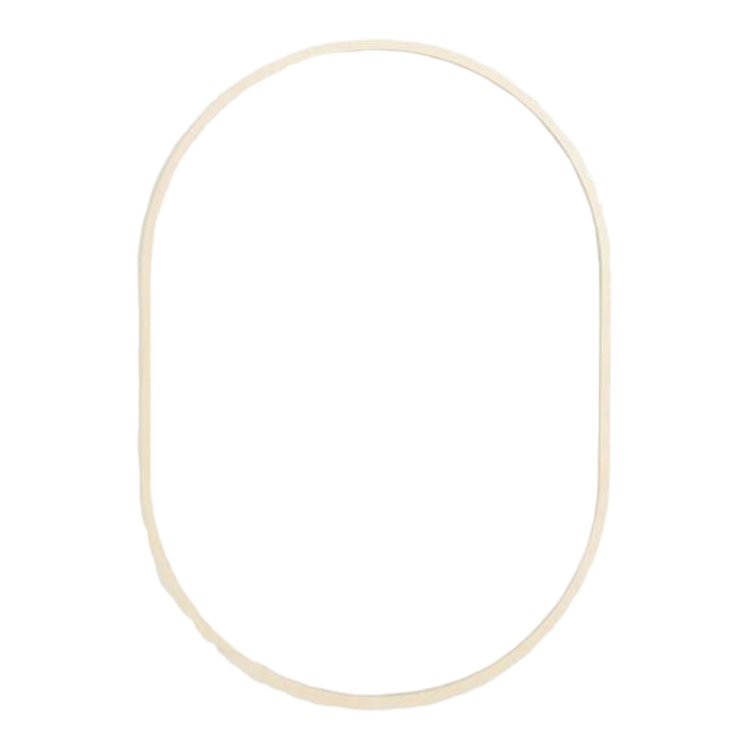 Modern Framed Pill Mirror 80x60cm In Black or Gold