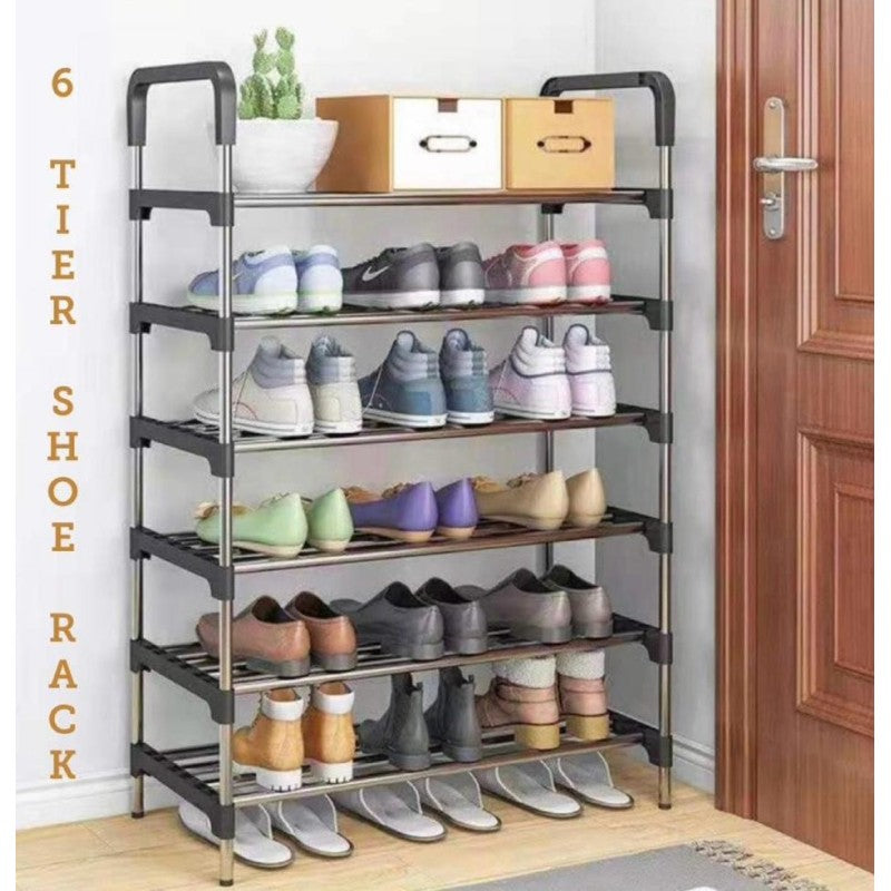 MHome 6-Tier Shoe / Storage Rack – Modern Space-Saving Organizer