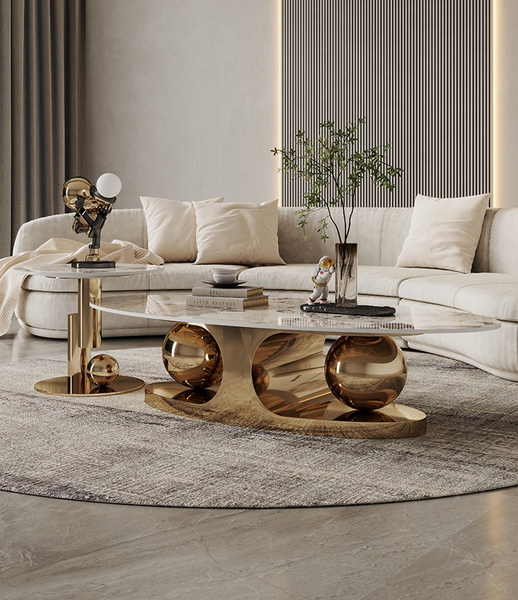 Vittoria Double Ball Luxe Coffee Table