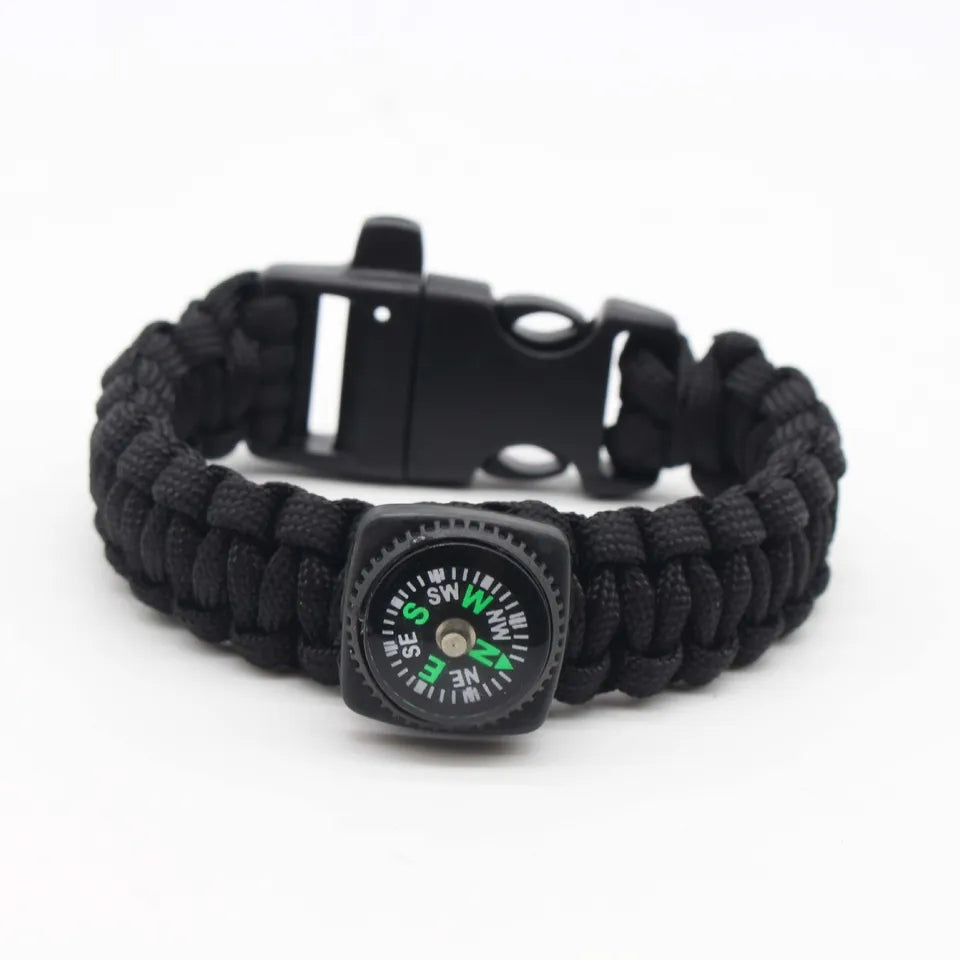 Paracord Survival Bracelet with Compass