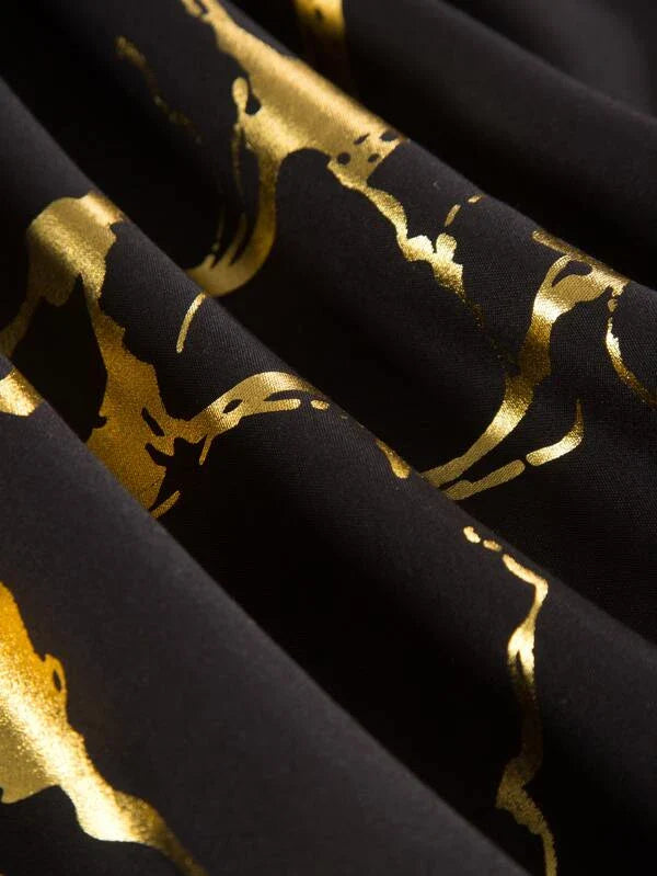 Daphne marble comforter cover set