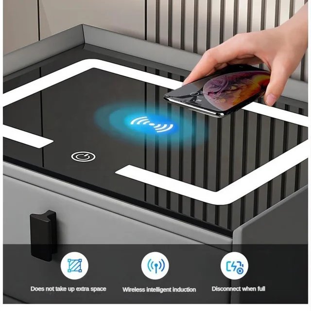 Alina smart wireless charging pedestal