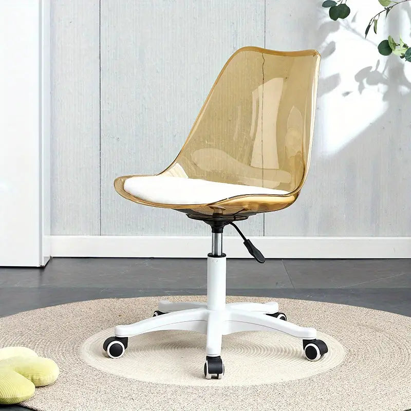 MFurn Transparent Eiffel Office Chair – Modern Ergonomic Desk Chair