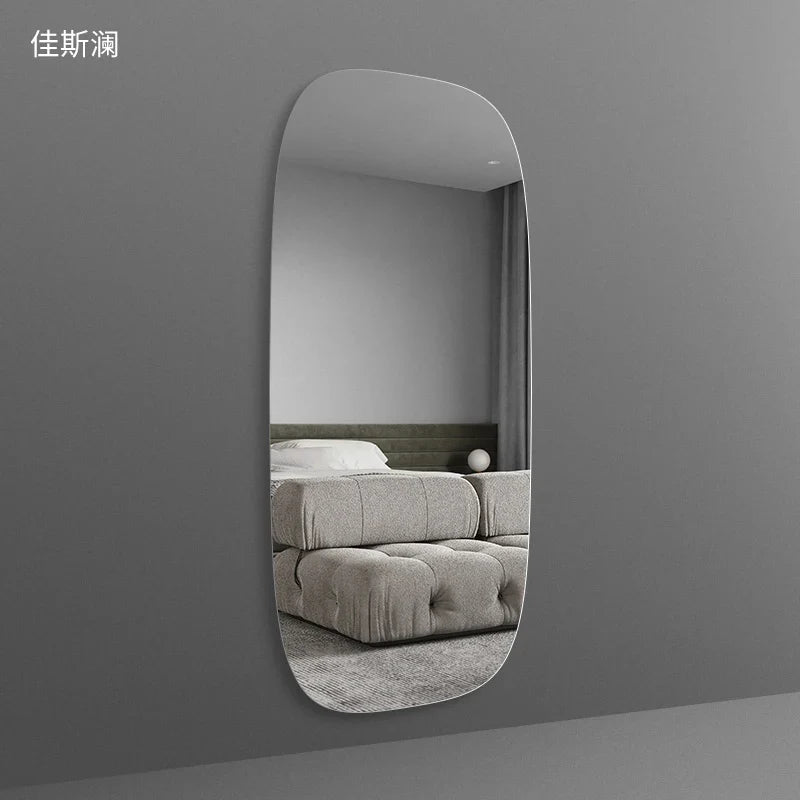 Decorative Mirrors Wall Luxury Full Length Mirror 150x60cm Black Frameless