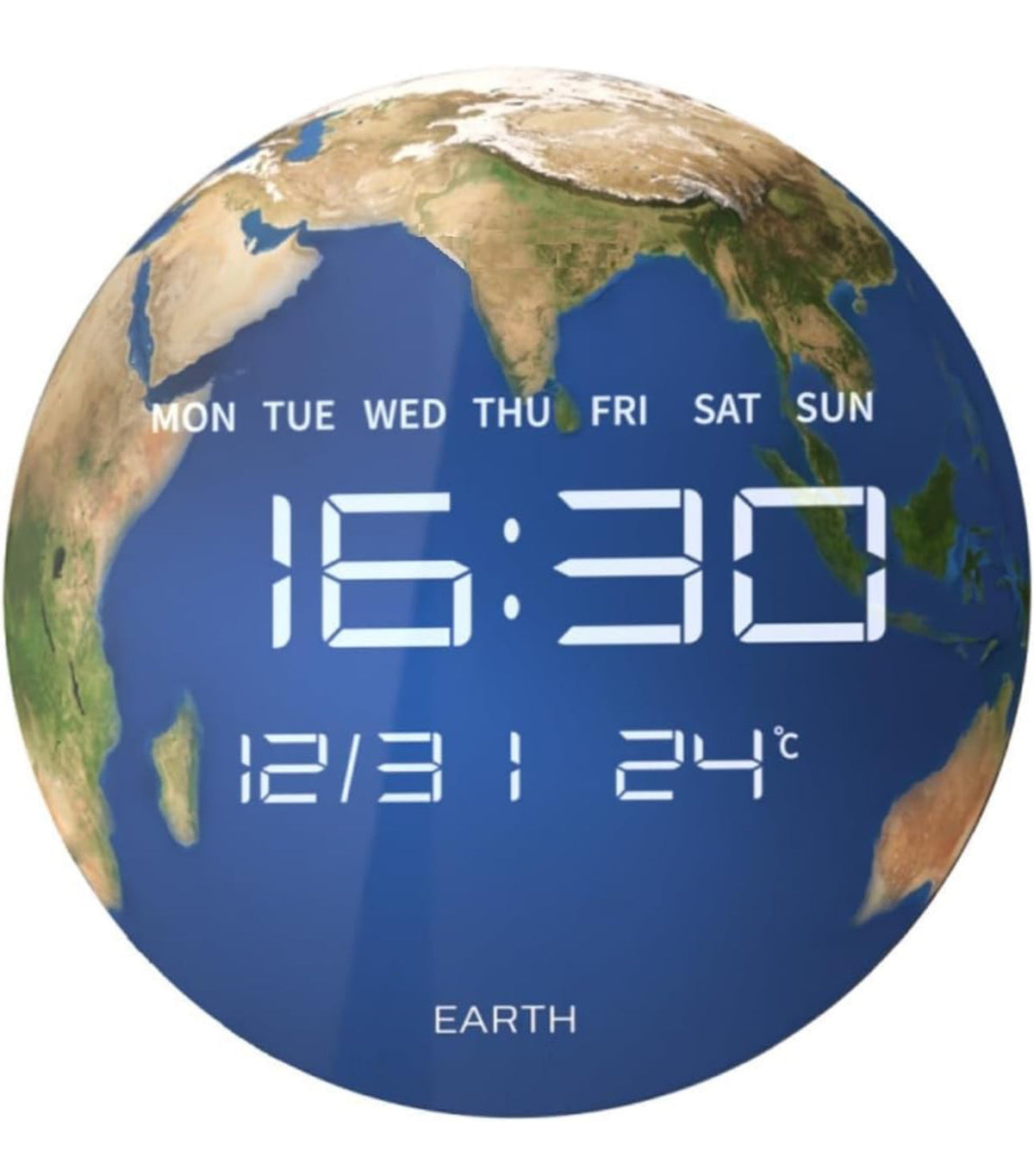 Digital Wall Clock Home Stylish Led Large Wall Clock USB Powered Modern Clock - Various Options
