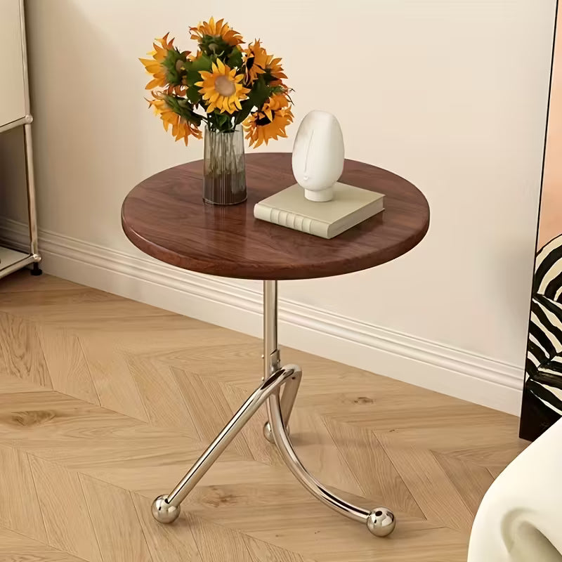 MFurn Tripod Steel Frame Round Tea Table Modern Side Table | Multiple Colours Available