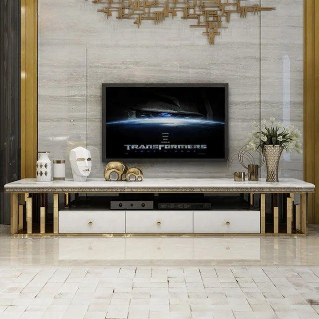 Montecarlo marble entertainment unit