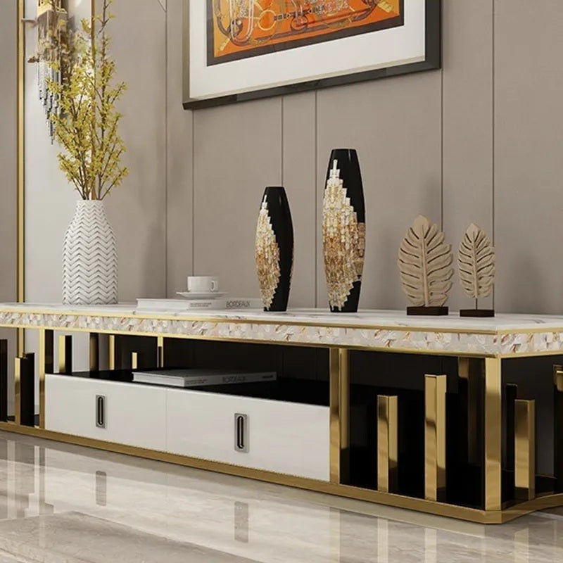 Montecarlo marble entertainment unit