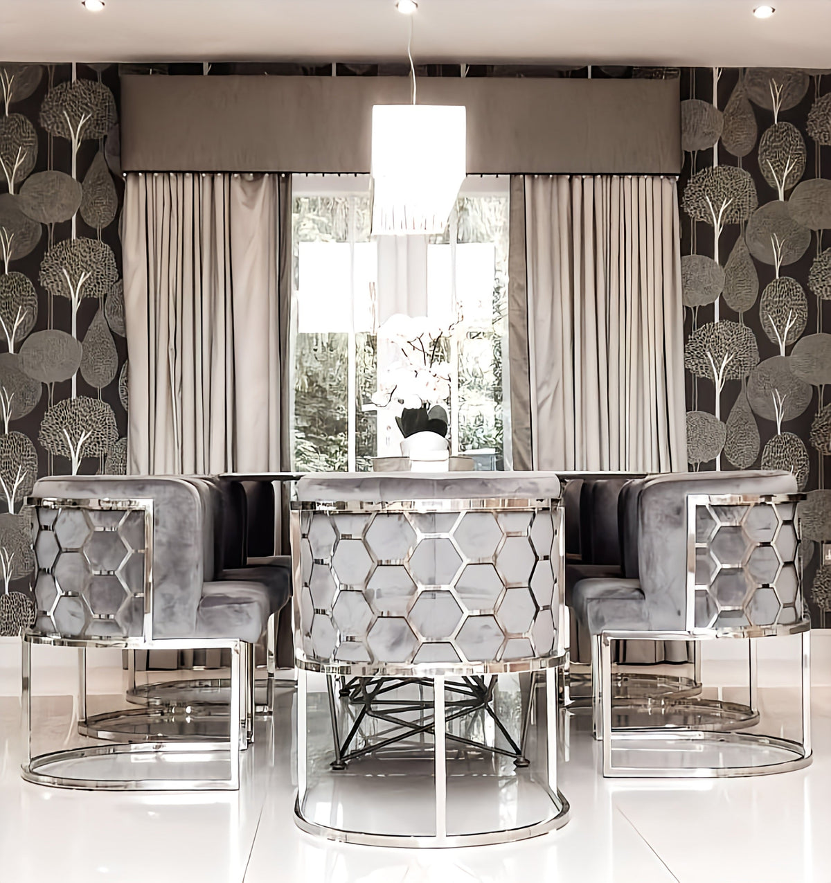 Zoya luxury dining chairs