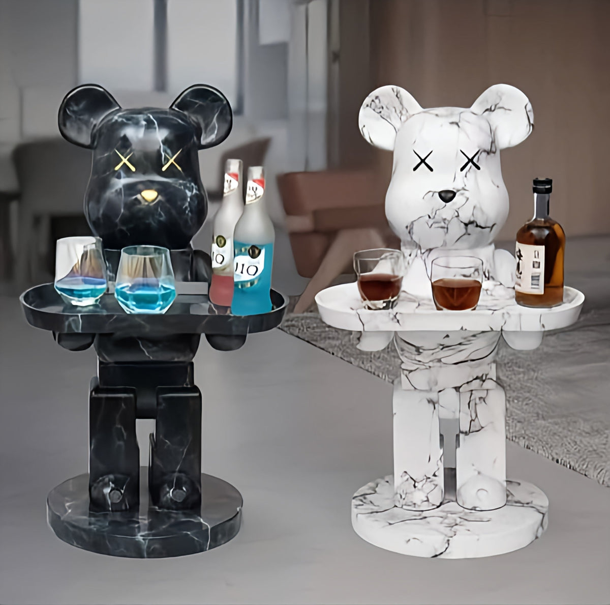 Luxe teddy side table