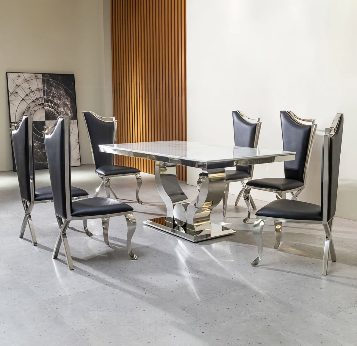 Monaco/ Giselle 6/8 Seater Luxe Dining Set