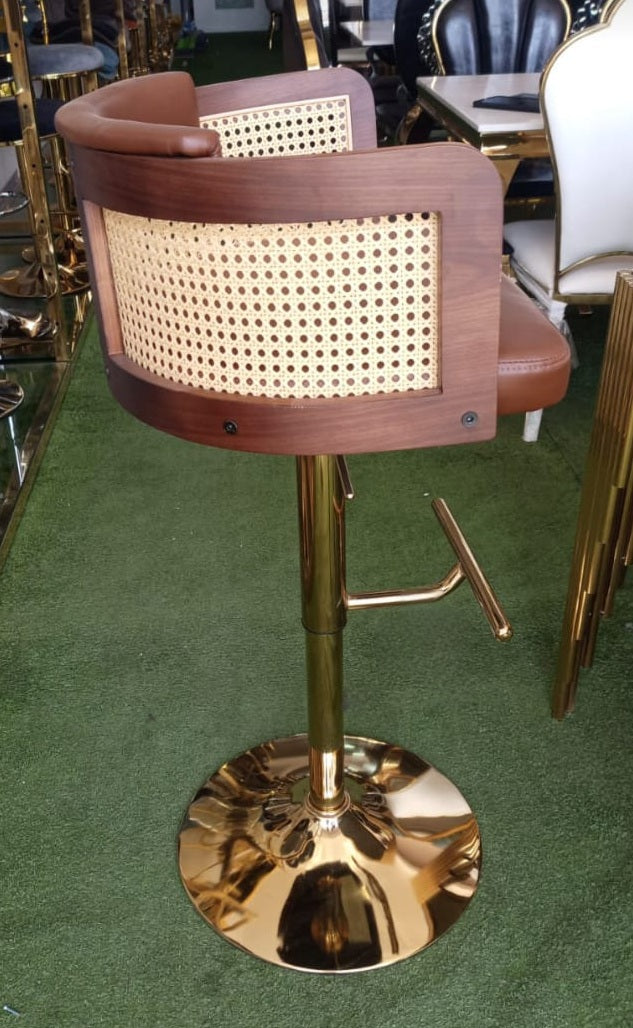 Marlbaro Leather Bar Chair