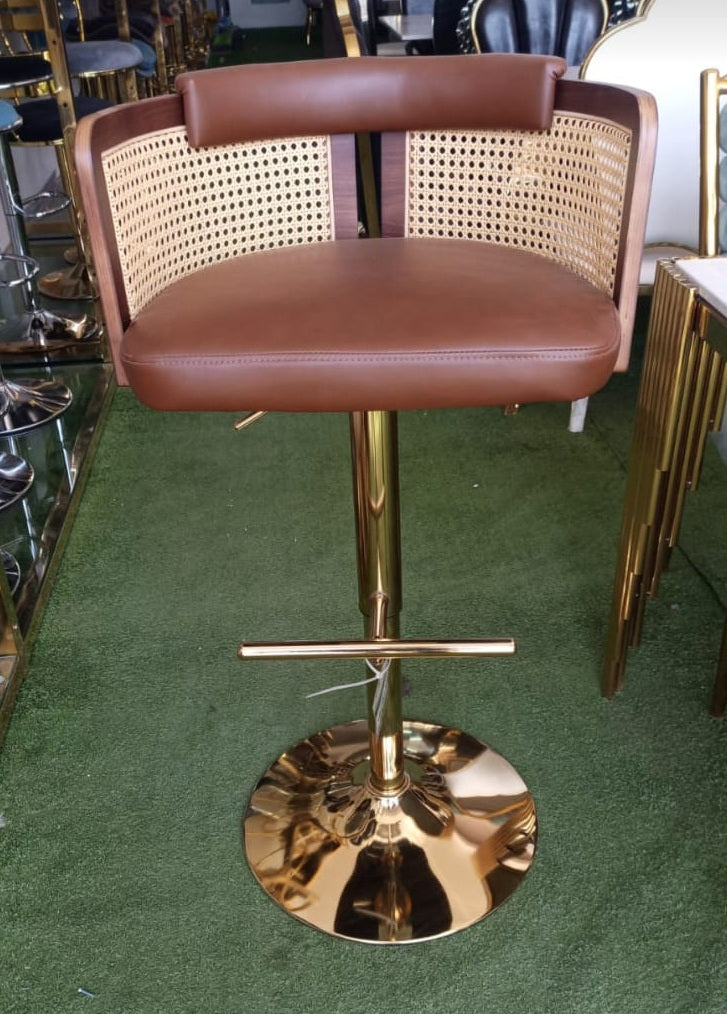 Marlbaro Leather Bar Chair