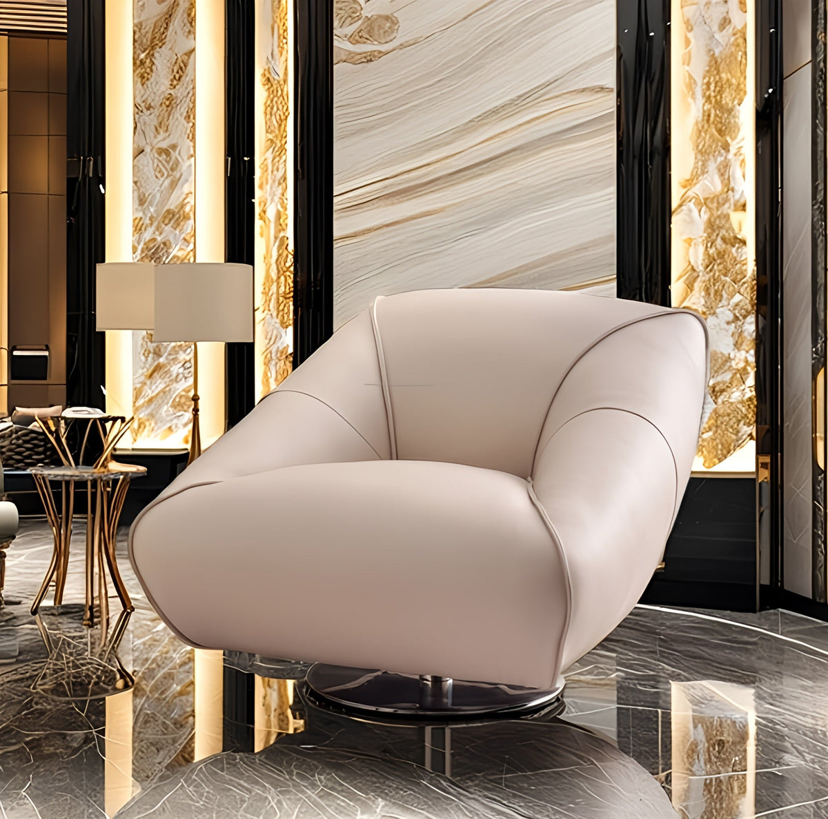 Veneta luxe swivel chair
