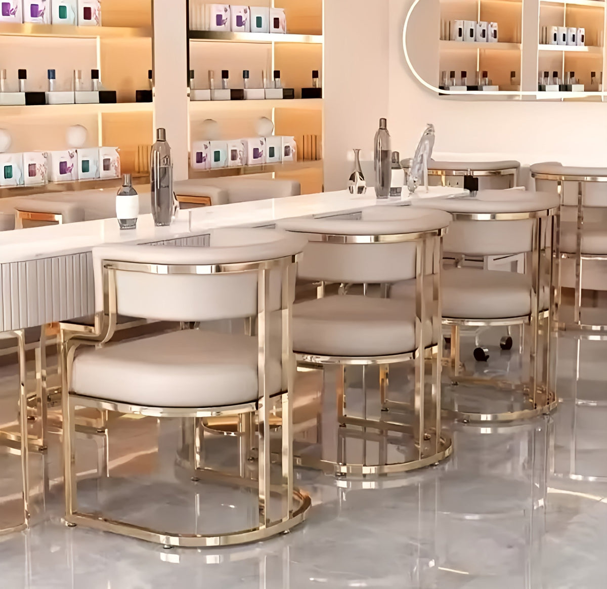 Cavario luxe dining chairs