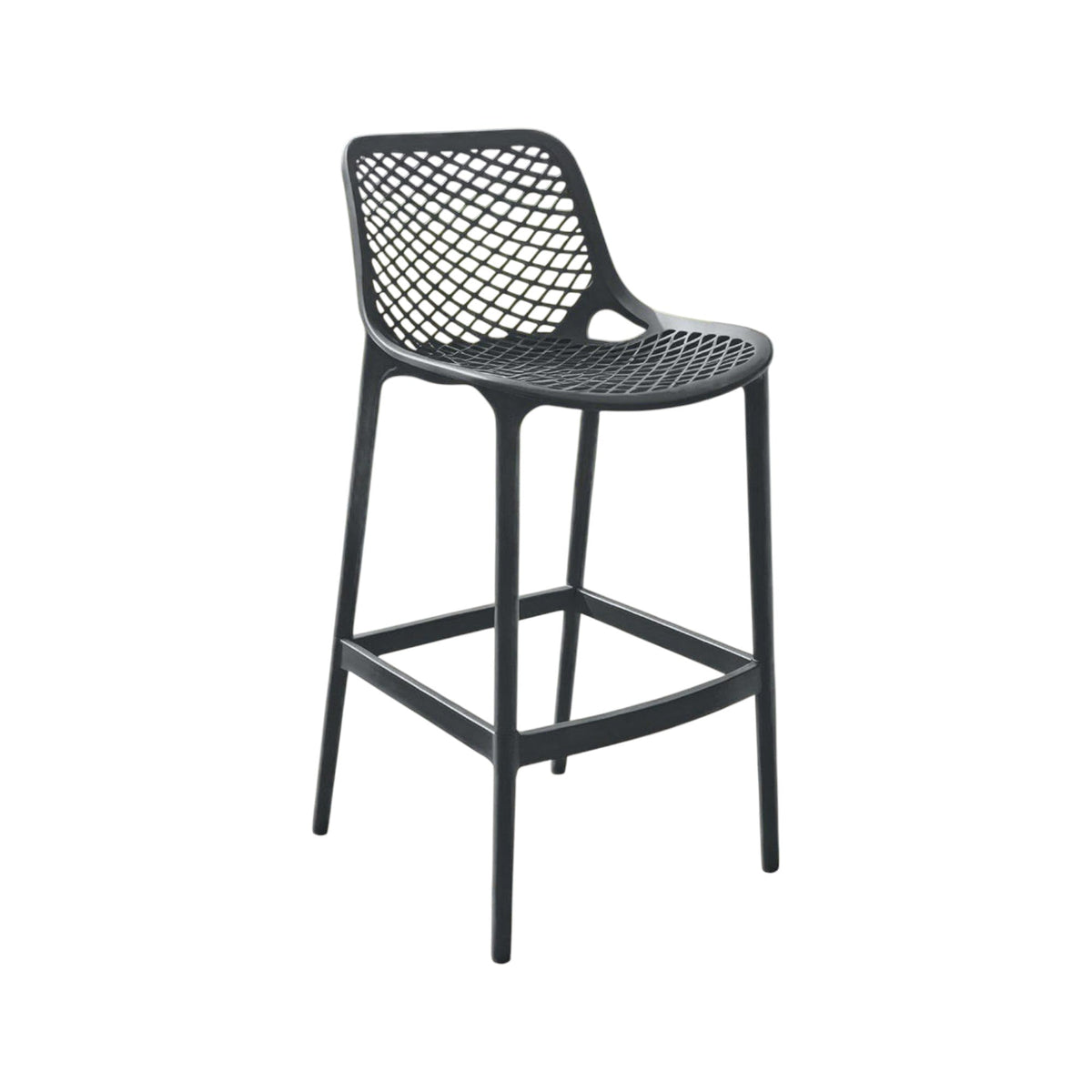 MFurn Outdoor Plastic Bar Stool – 75 cm Seat Height