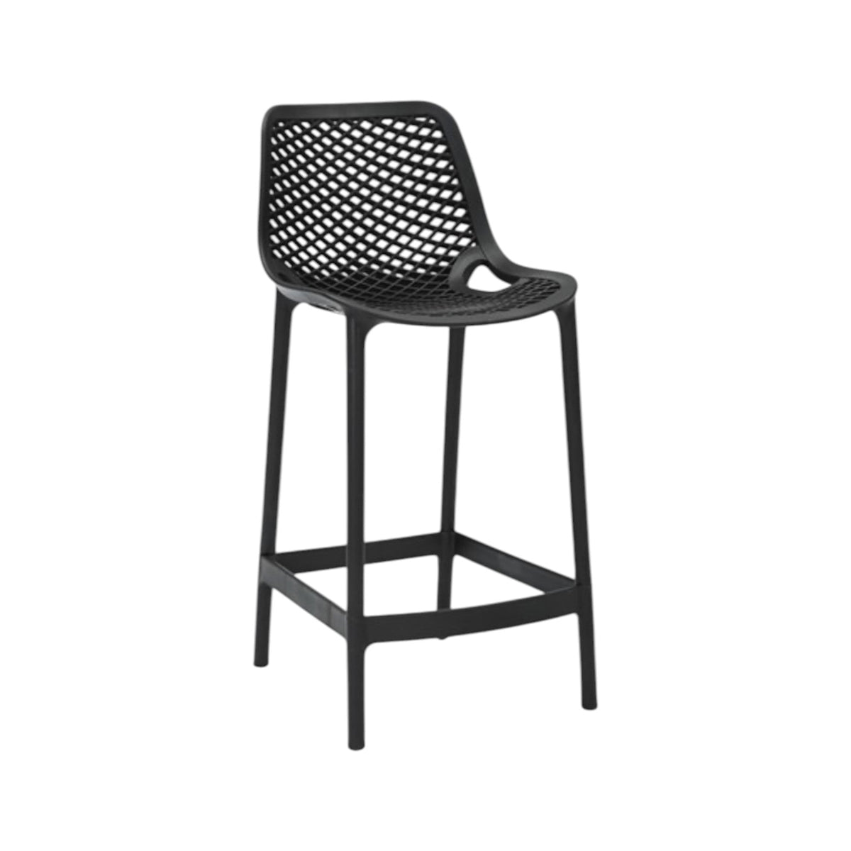 MFurn Outdoor Plastic Bar Stool – 75 cm Seat Height