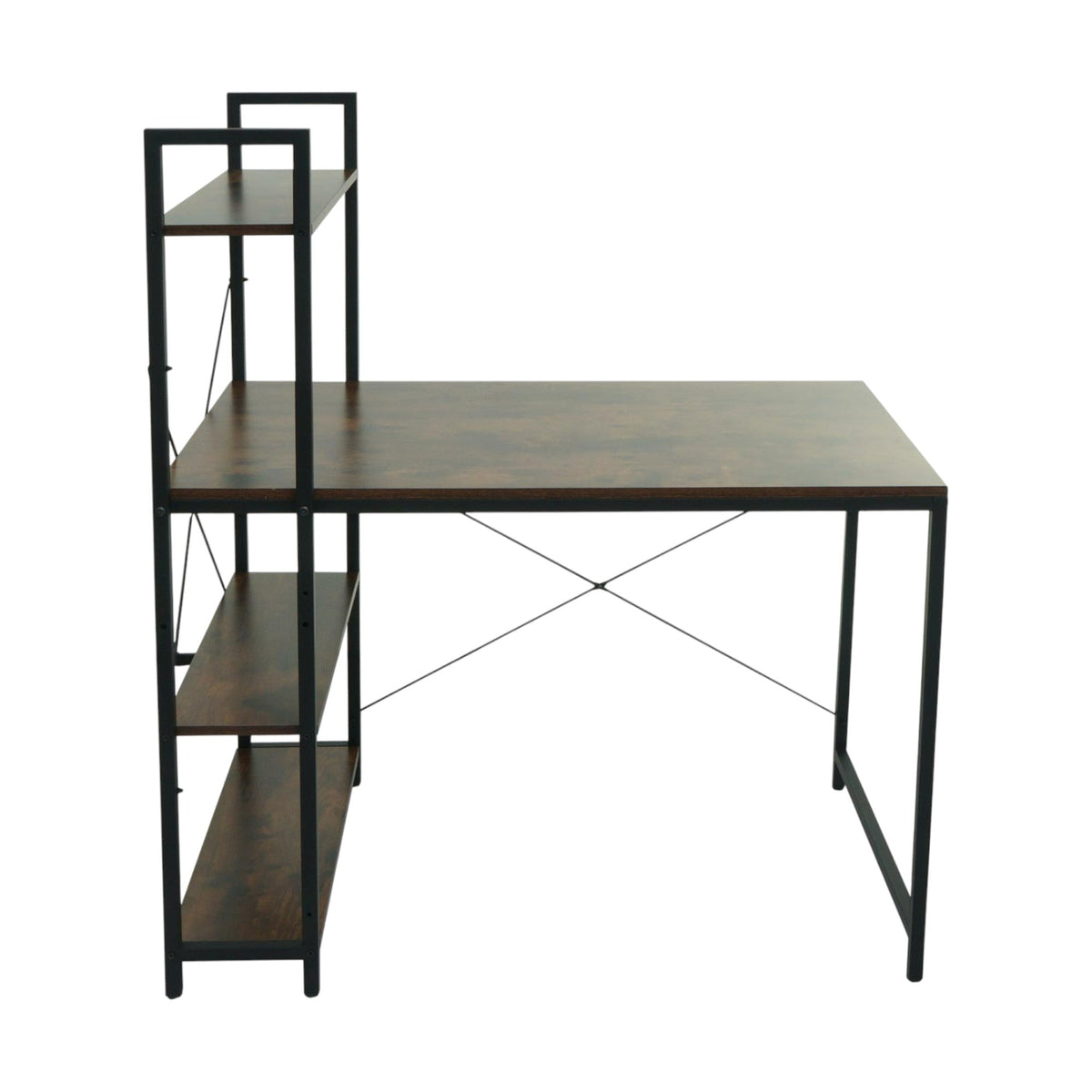 MFurn Office Desk with Side Shelves - VARIOUS COLORS