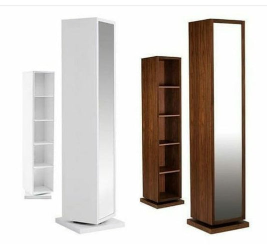 Rotating 360 degree mirror cabinet