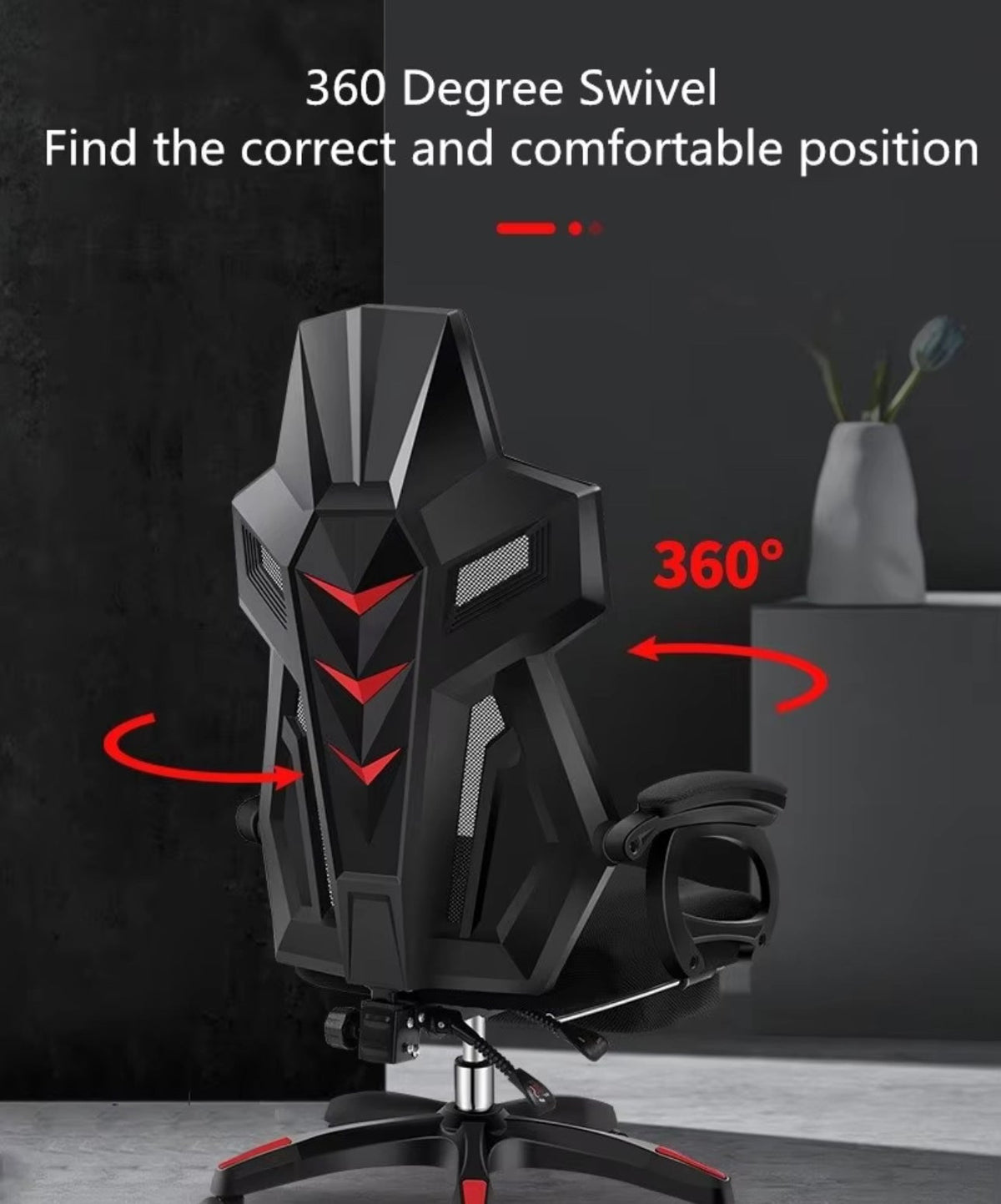 Gaming Chair Ergonomic High Back Swivel Desk Chair with Massage Lumbar Support Office Chair-Various Options Only Available For PreOrder Sales!