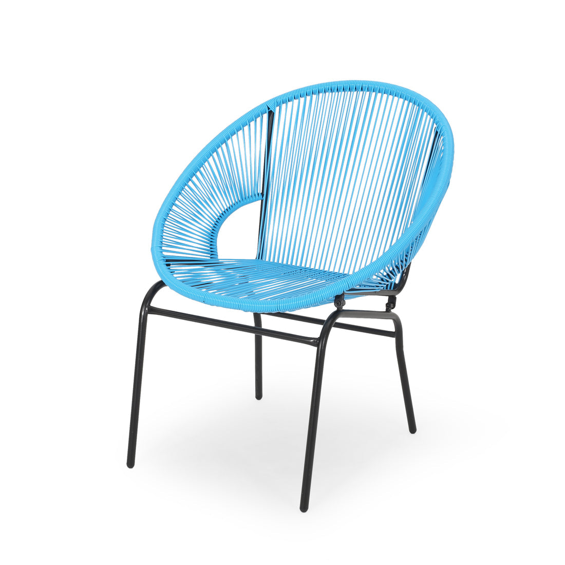 MFurn Dante 3pc Acapulco Patio Bistro Set with Glass Table – Various Colours
