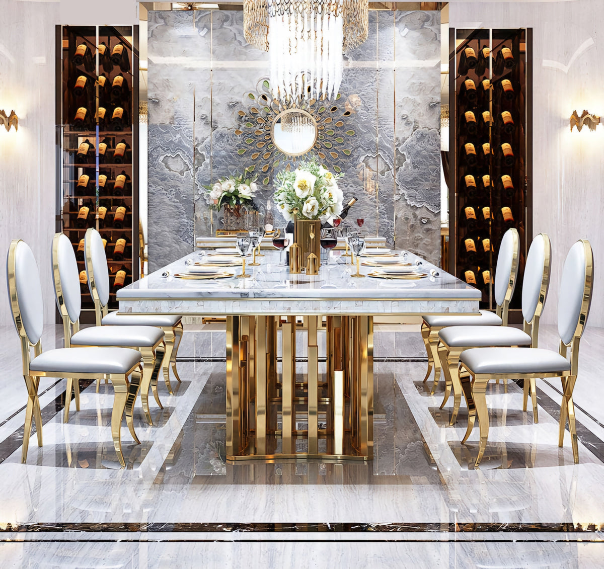 Montecarlo luxe dining table 2.4m