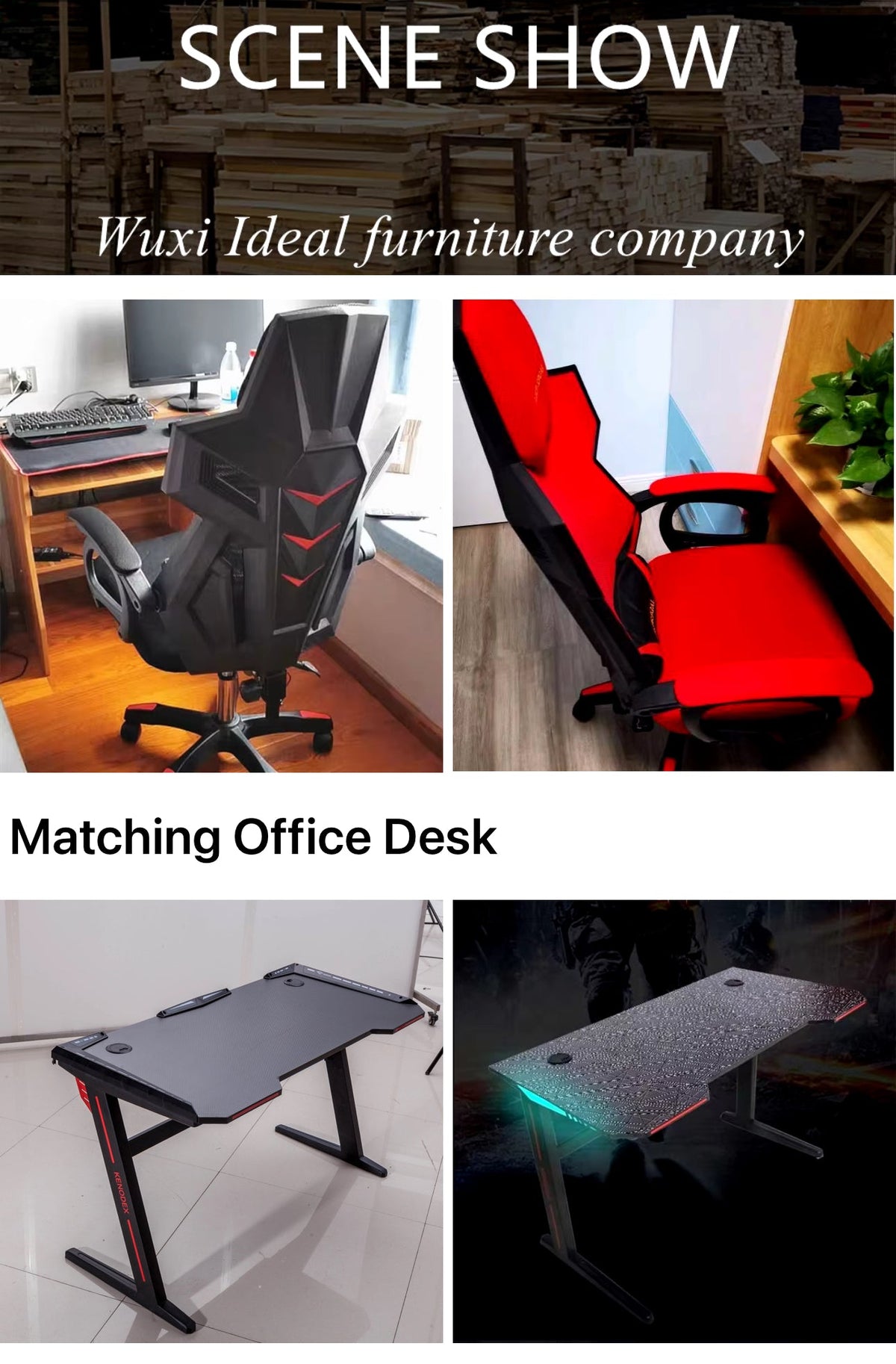 Gaming Chair Ergonomic High Back Swivel Desk Chair with Massage Lumbar Support Office Chair-Various Options Only Available For PreOrder Sales!