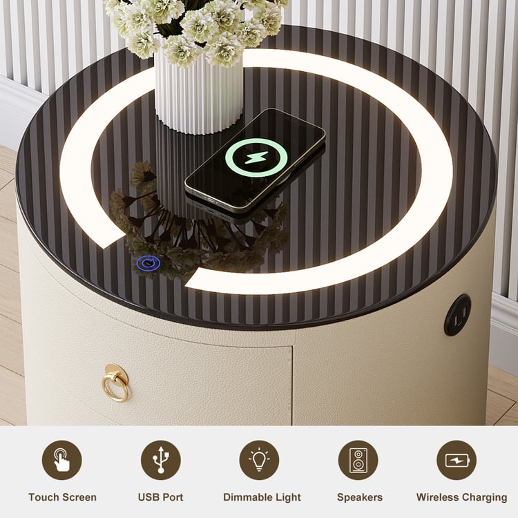 Alora smart wireless charging pedestal