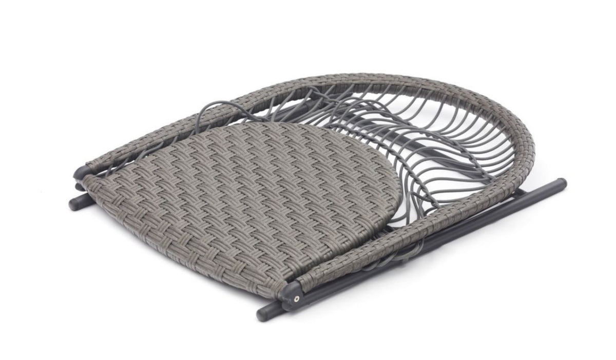MFurn Rattan Indoor & Outdoor Chairs and Round Table – 3 Piece Set