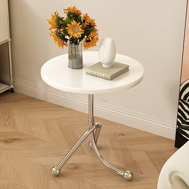 MFurn Tripod Steel Frame Round Tea Table Modern Side Table | Multiple Colours Available