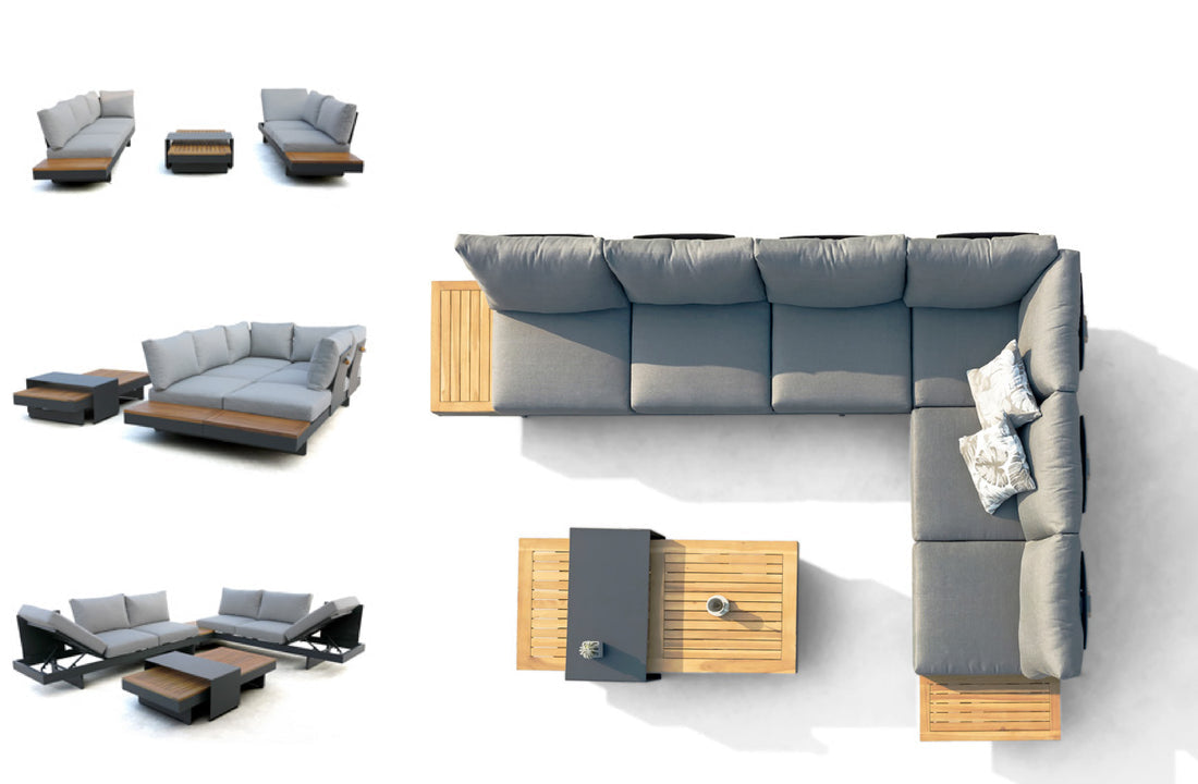 Luxury Outdoor Patio Set 4pc - Available On PreOrder Only!!