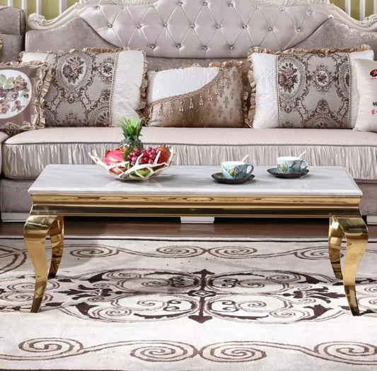gold marble coffee table