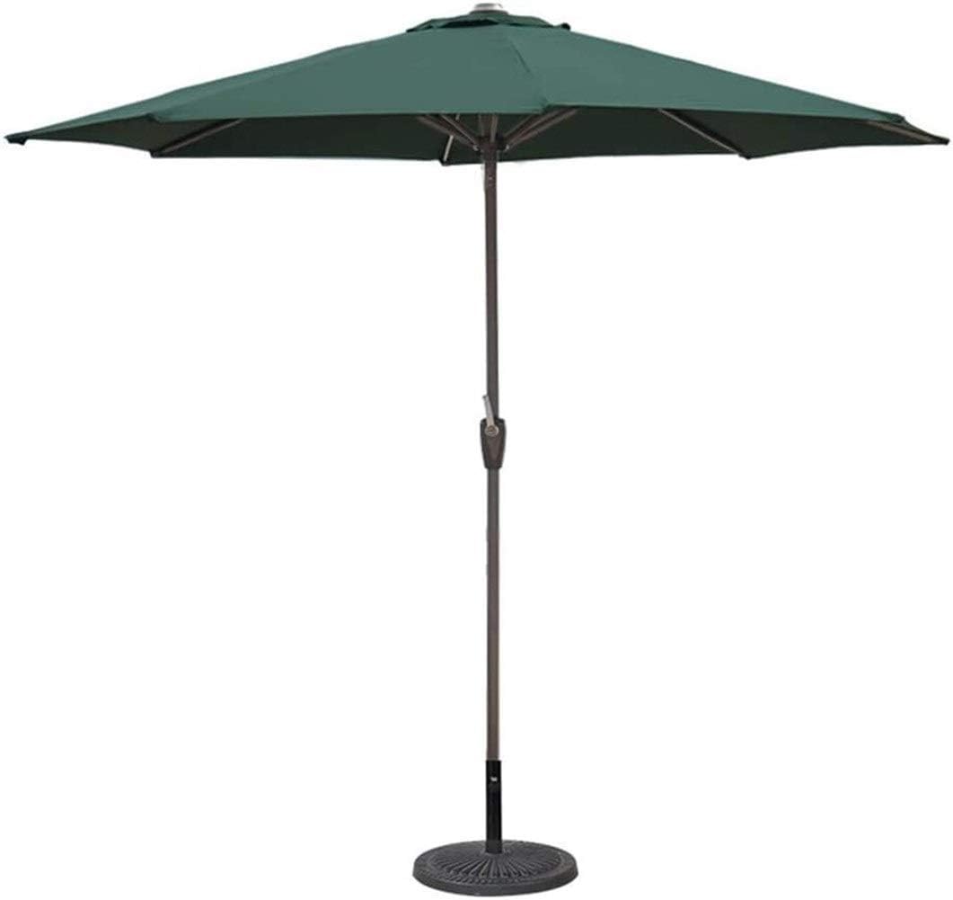 MFurn 2.7M Outdoor Garden Parasol – Patio Sun Shade Umbrella with Base