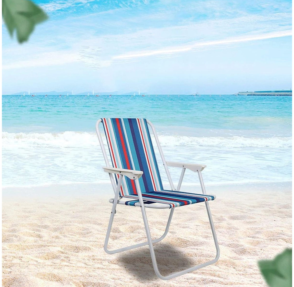 MFurn Angelo Folding Aluminium Material Outdoor Furniture Lounge Beach Chair- Various Colours