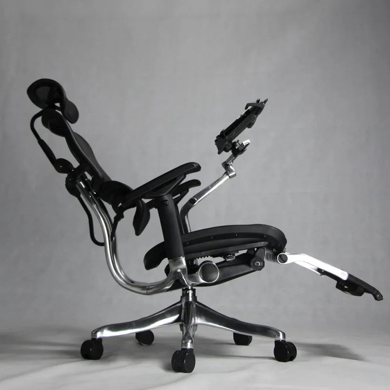 Luxury Top End Office Chair With Leg Rest & Tablet Stand Series Black. Only Available As PreOrder!