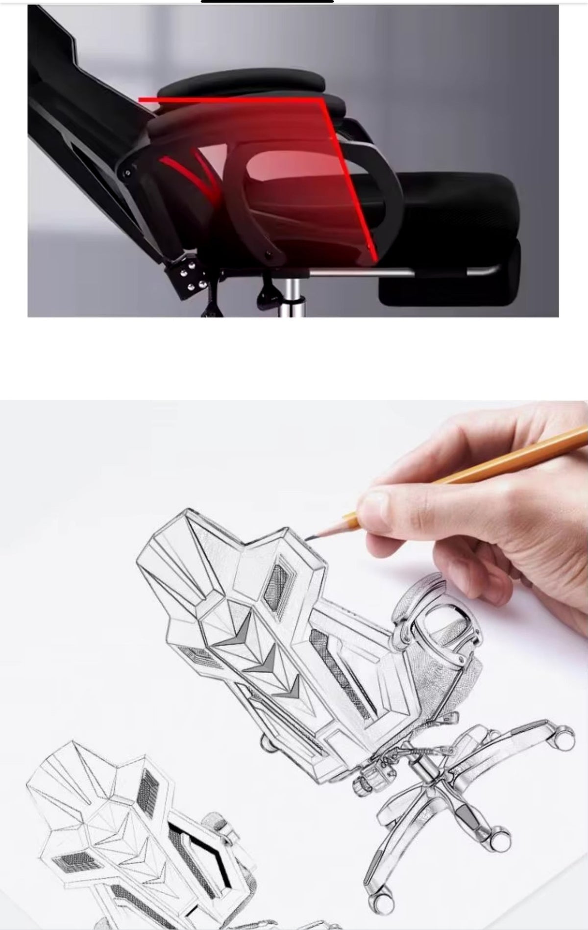 Gaming Chair Ergonomic High Back Swivel Desk Chair with Massage Lumbar Support Office Chair-Various Options Only Available For PreOrder Sales!