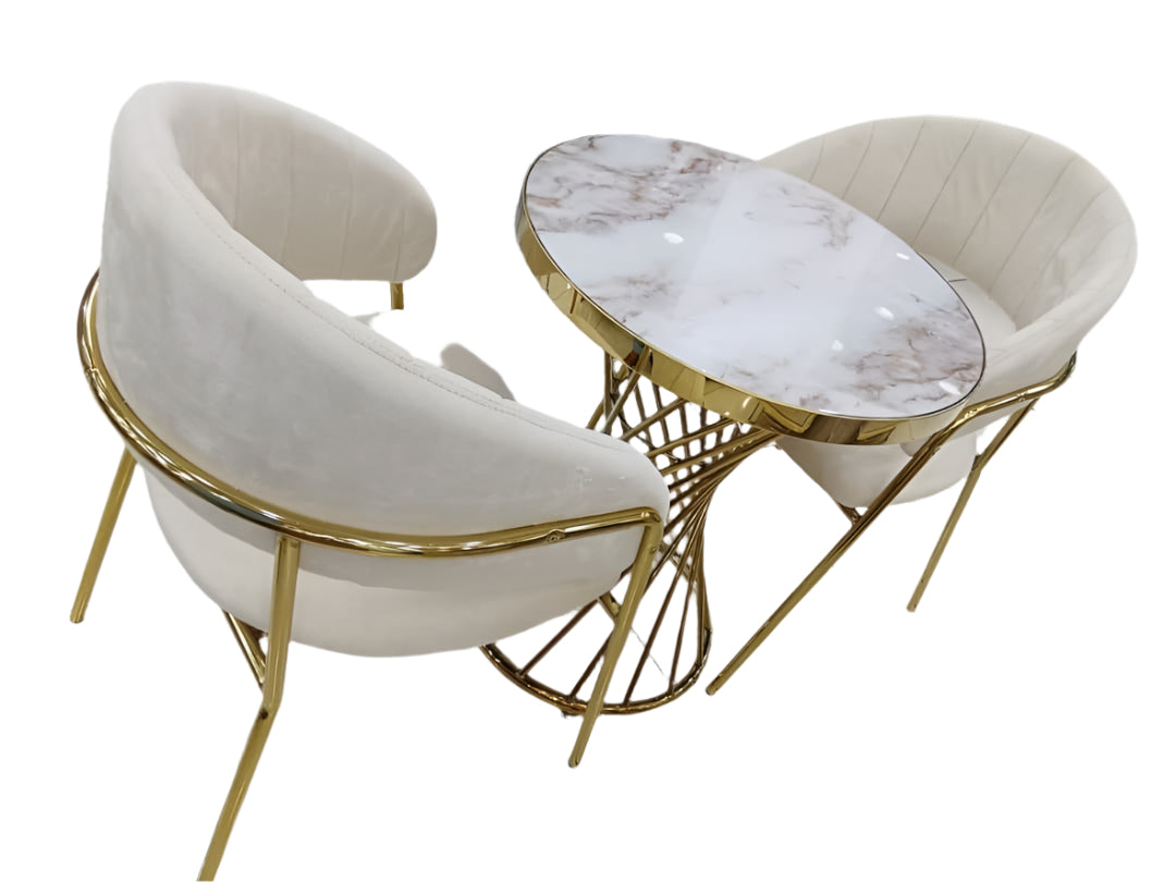 Modern and Stylish Velvet Dining Set