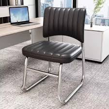 MFurn Armless Conference Room Staff Training Chair Computer Chair Comfortable Long Term Sitting Office Chair Office